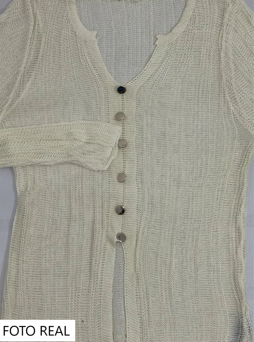 VS251 - Blusa Tejida con Botón