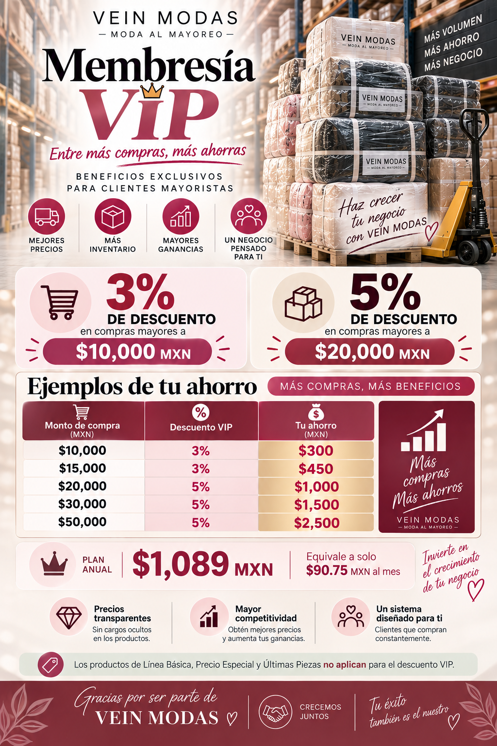 💎 Membresía VIP VEIN MODAS