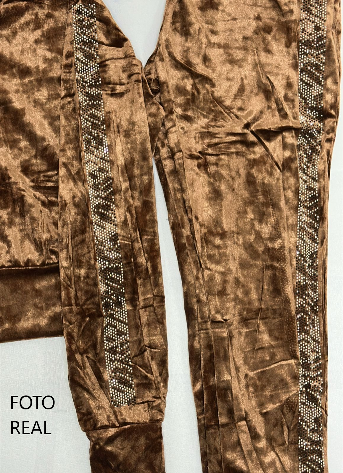 VS104 – Conjunto de terciopelo deportivo 2 piezas