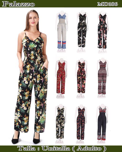 MD106, VES/13, 8580 - Vestido y Palazzo