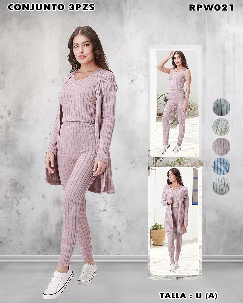 RPW021 – Conjunto 3pzs Acanalado