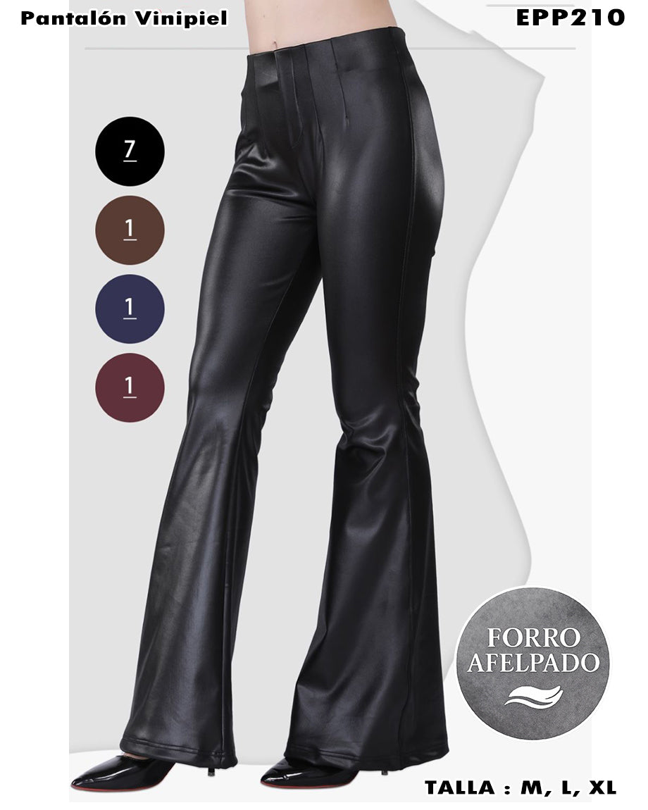EPP210 - Pantalón Vinipiel Acampanado