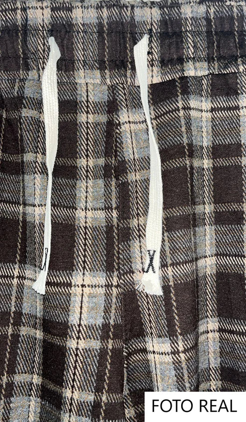 AMN24272 - Pants Cargo Cuadros