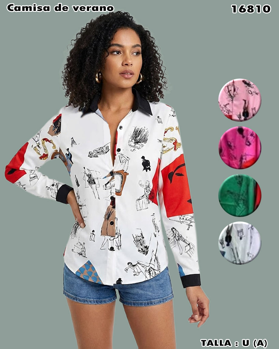 16810-CAMISA DE VERANO — Diseños elegidos por votación