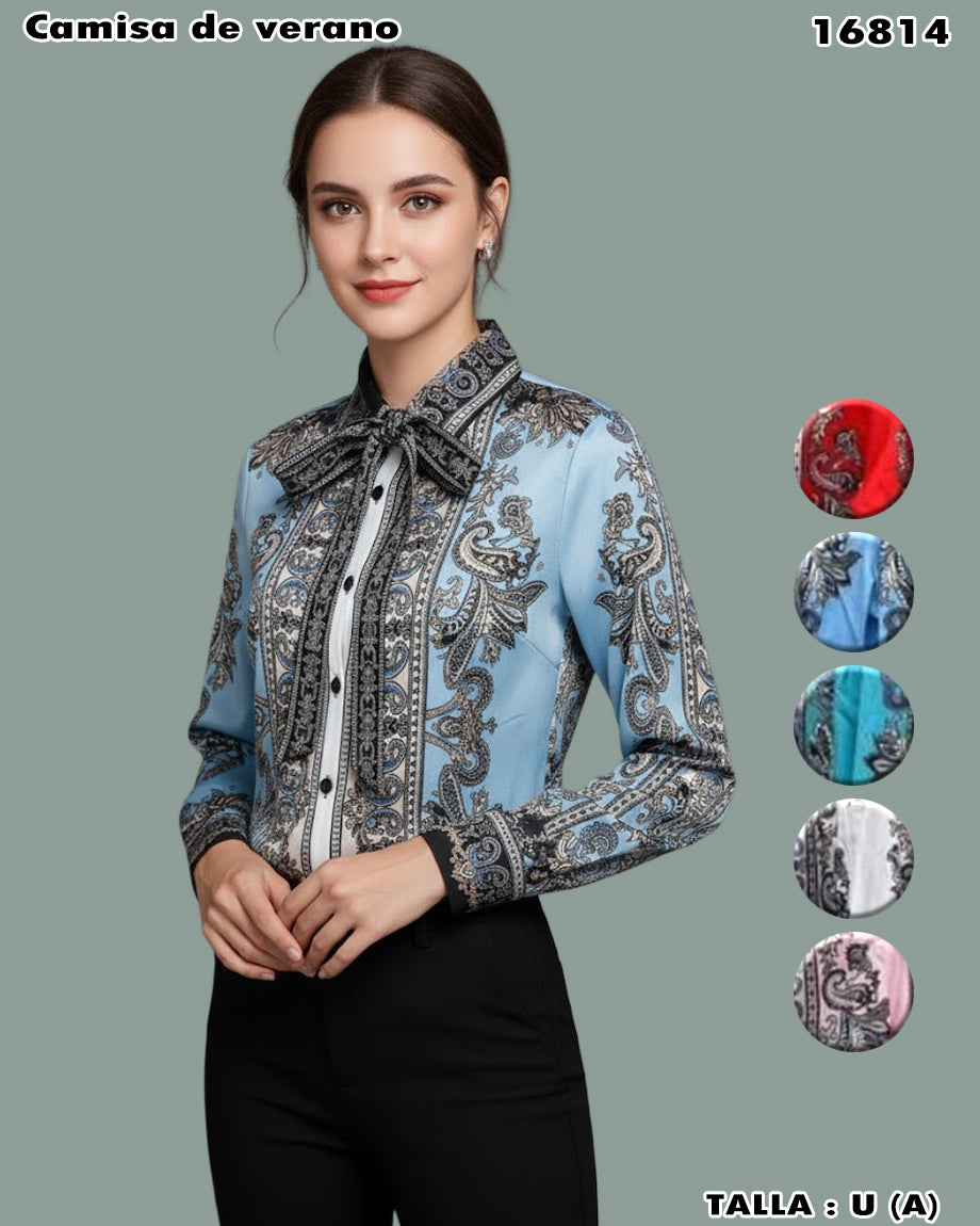 16814-CAMISA DE VERANO — Diseños elegidos por votación