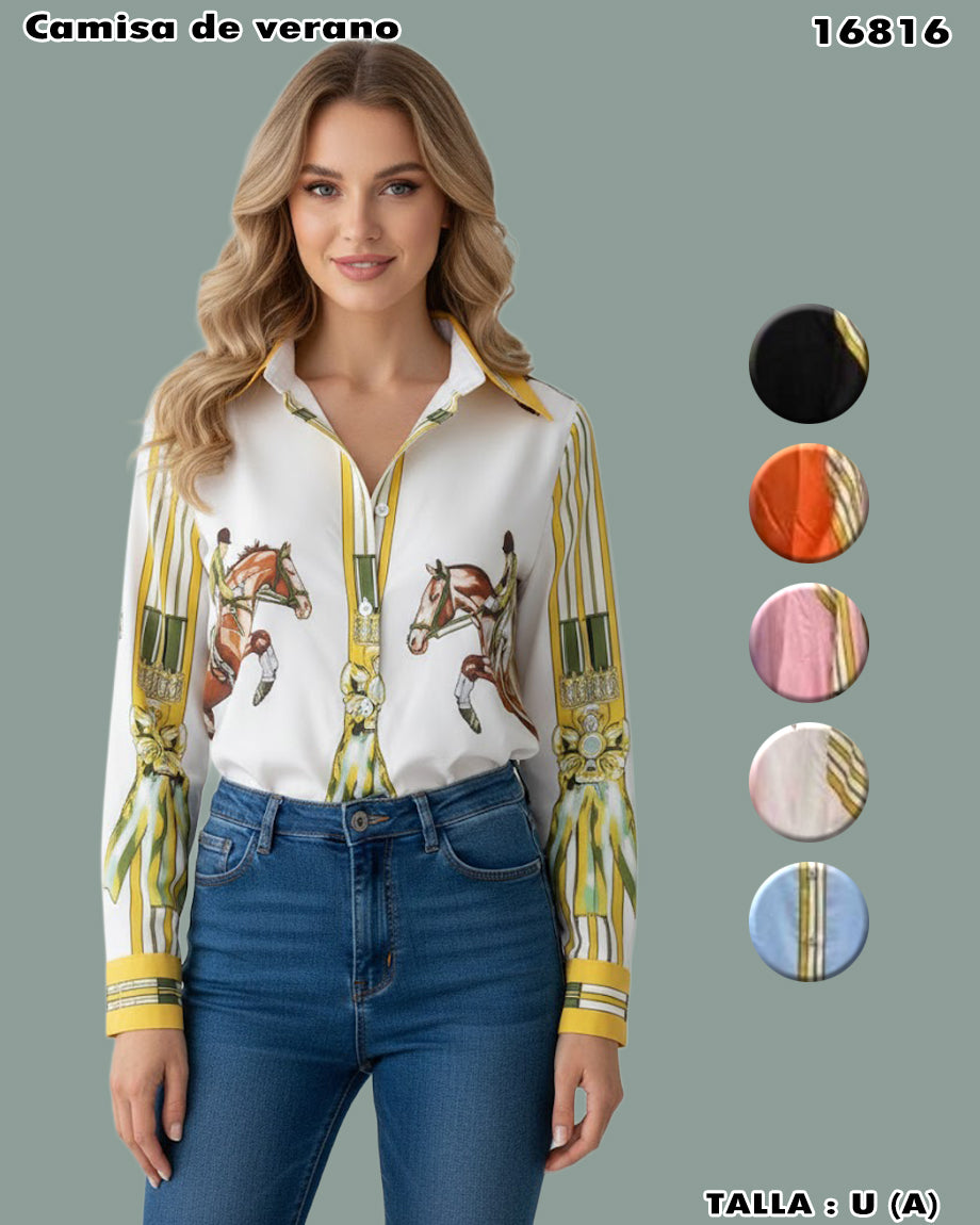 16816-CAMISA DE VERANO — Diseños elegidos por votación