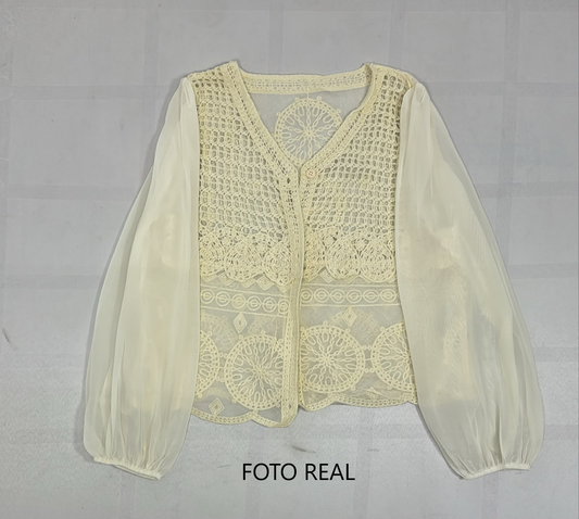 VJ131 - Blusa Bordada