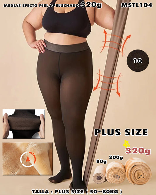 MSTL104 - Medias Térmicas Plus Size 320gr
