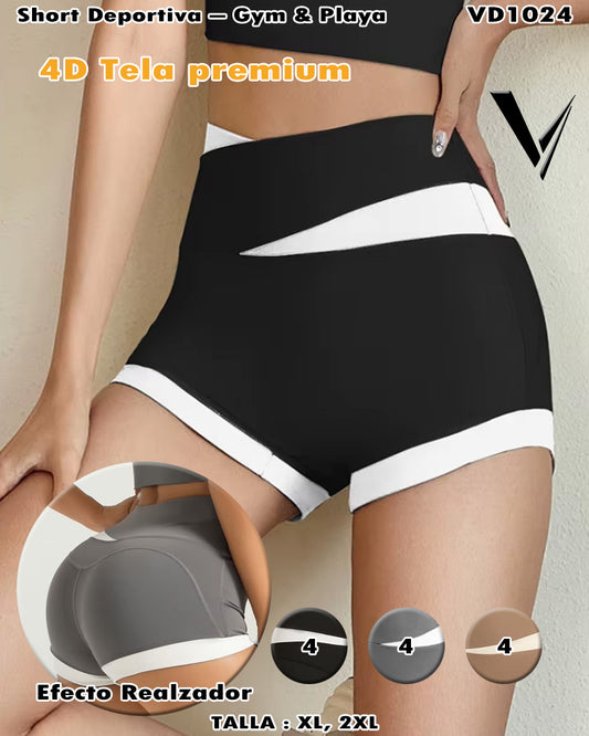 VD1024 - Nuevo short deportiva - Premium Calidad