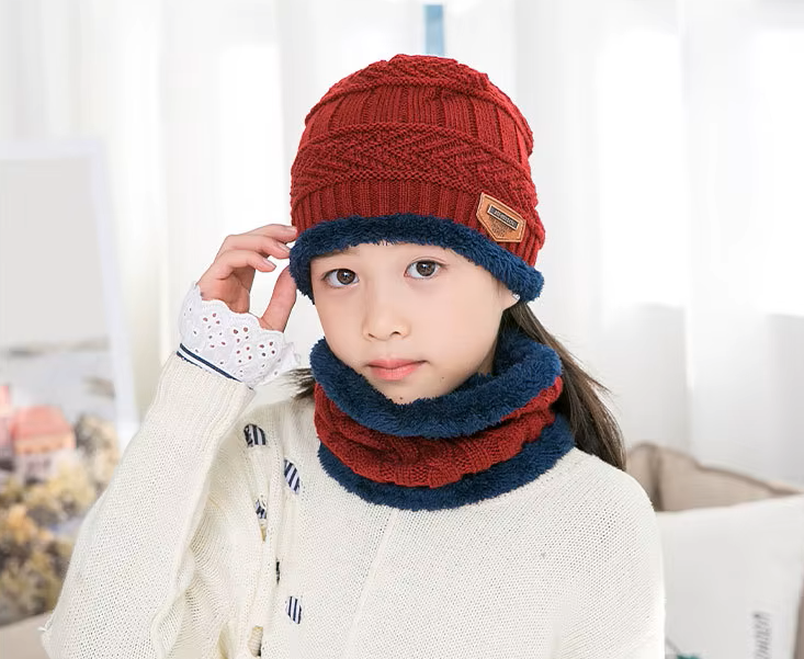 VHK002 - Gorro con bufanda infantil