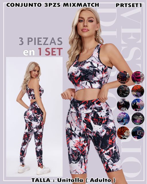 PRTSET1 - Conjunto deportivo 3 pz