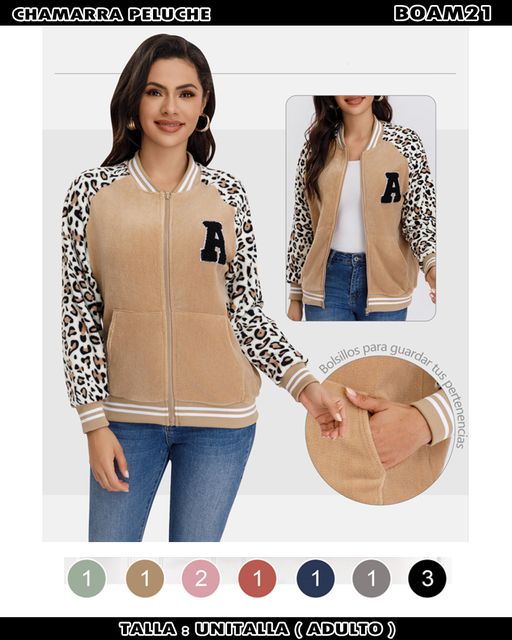 BOAM21 - CHAMARRA PELUCHE