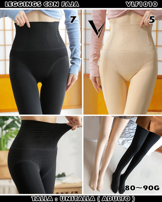 VLF1010 - LEGGINGS CON FAJA