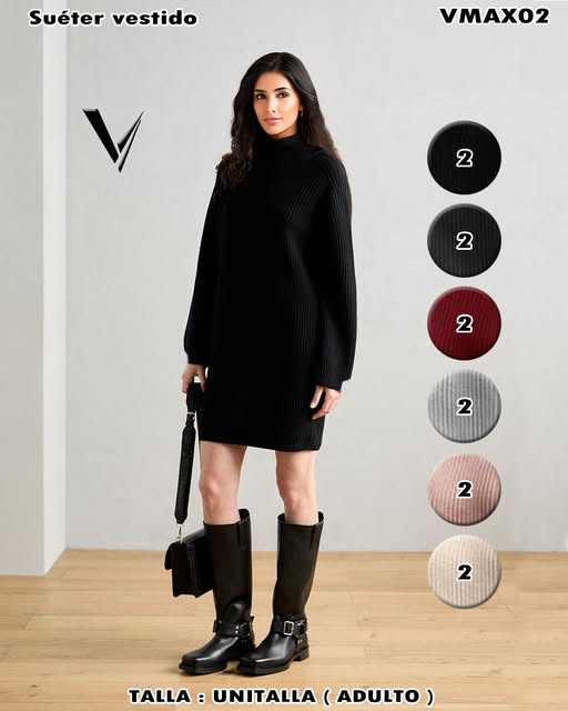 VMAX02 - Suéter vestido