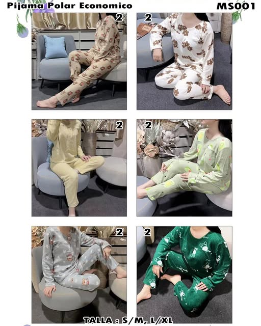 MS001 - Pijama polar económico