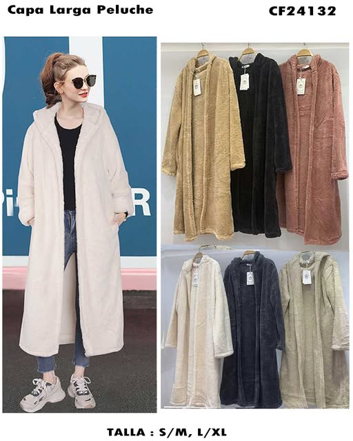 CF24132 - Capa Larga Peluche