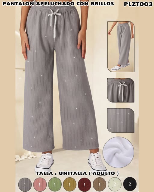 PLZT003 – Pantalón Apeluchado con Brillos