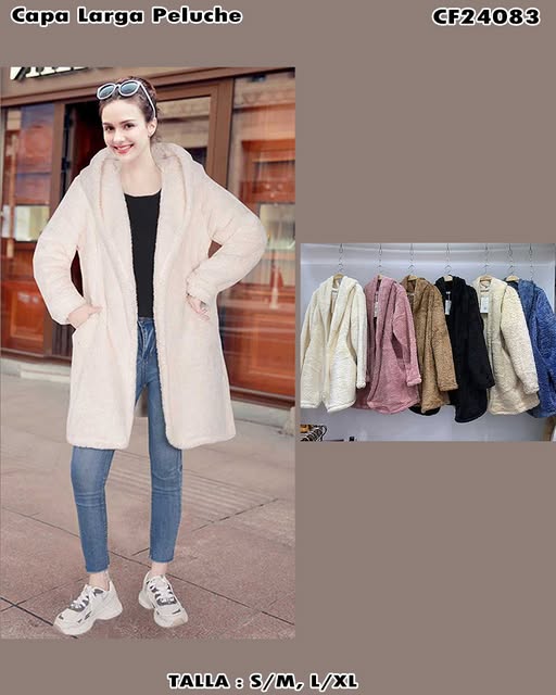 CF24083 - Capa Larga Peluche