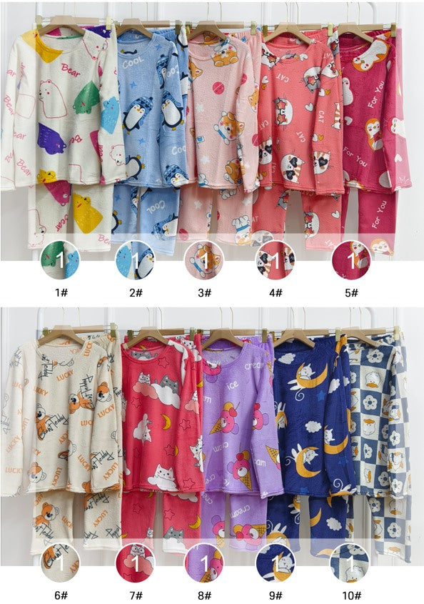 SUVD – Pijama Polar con 30 Estampados Diferentes