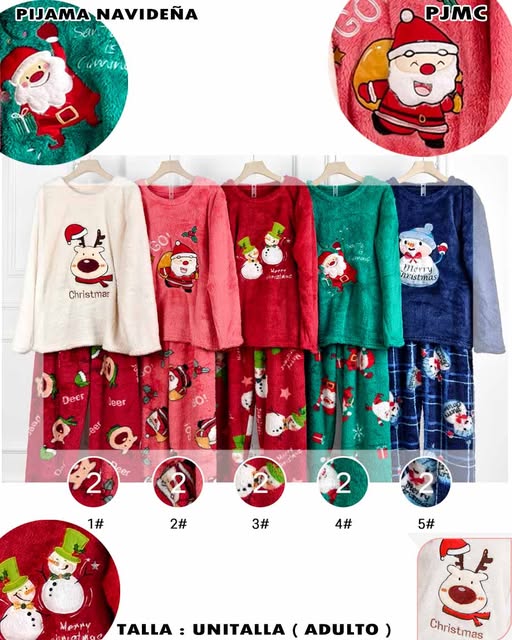 PJMC – Pijama Polar Navideña 🎄