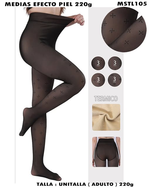 MSTL105 - Medias Efecto Piel 220g