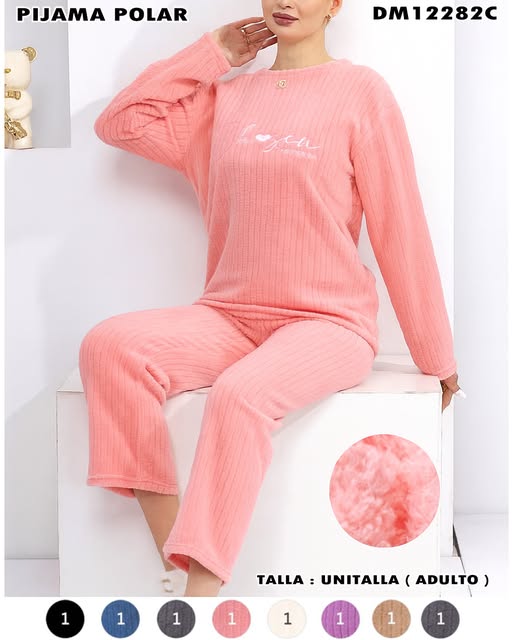 DM12282C - Pijama Polar