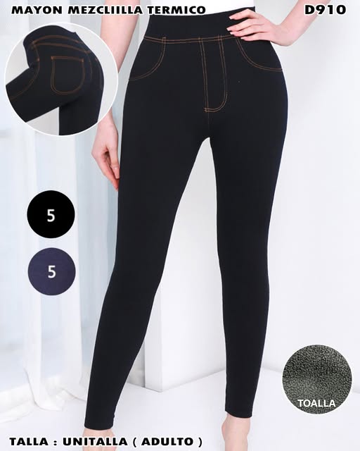 D910 - Mayón Mezclilla Térmico