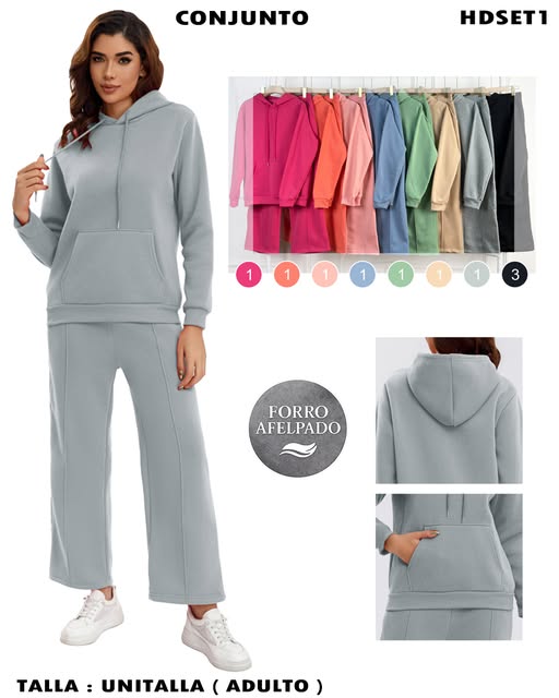 HDSET1 - Conjunto Afelpado