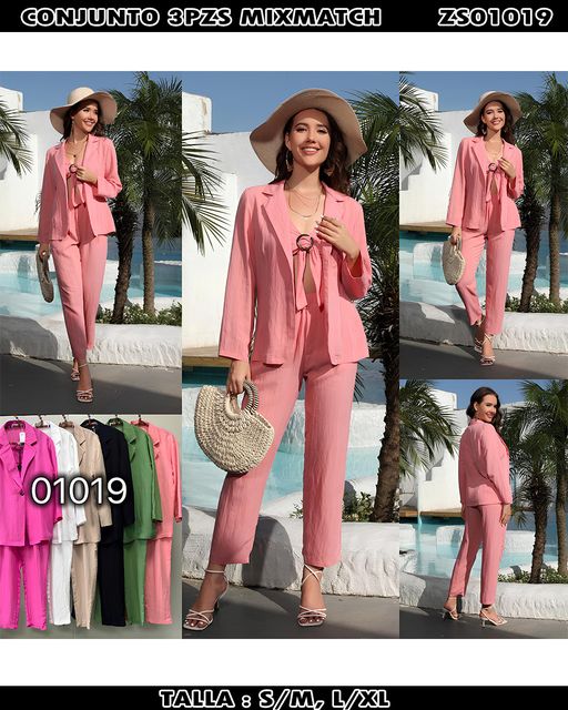 ZS01019 - CONJUNTO 3PZS MIXMATCH
