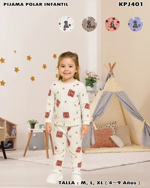 KPJ401 – PIJAMA POLAR INFANTIL