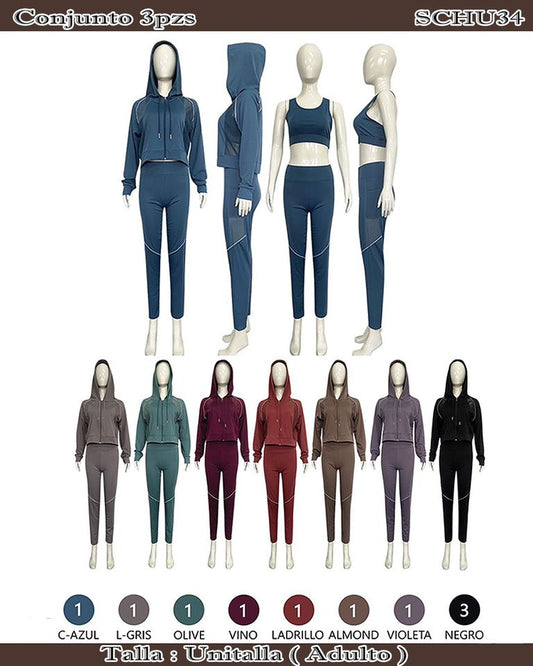 SCHU34 - Conjunto deportivo 3pzs