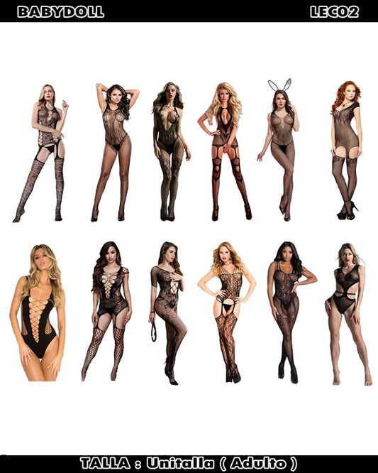 LEC02 - Babydoll con brillos
