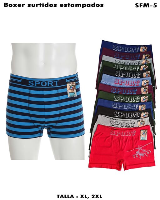SFM-5 - Boxer surtidos estampados