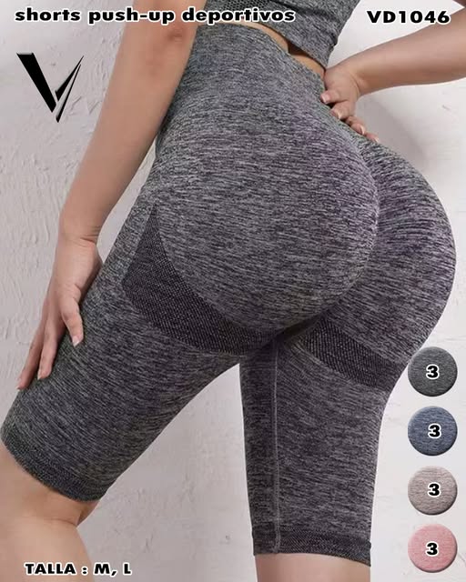 VD1046 - Shorts Push-Up Deportivos