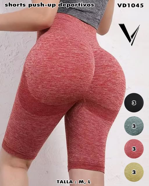 VD1045 - Shorts Push-Up Deportivos