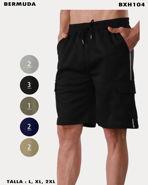 BXH104 - Bermuda Cargo Deportiva