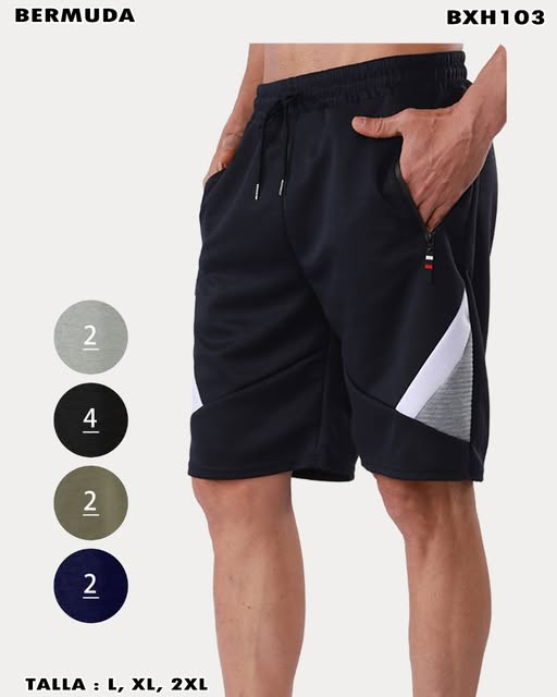 BXH103 - Bermuda Deportiva Diseño Moderno