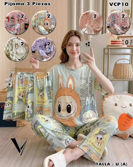 VCP10 - Pijama 3 Piezas