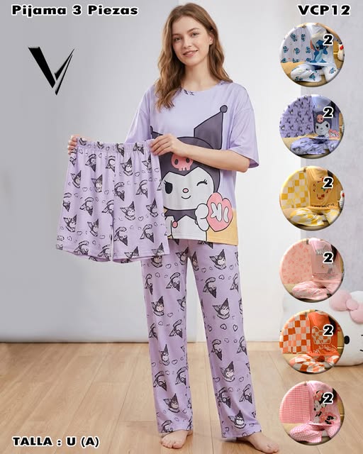 VCP12 - Pijama 3 Piezas
