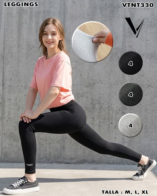 VTNT330 - Leggings deportivos acanalados