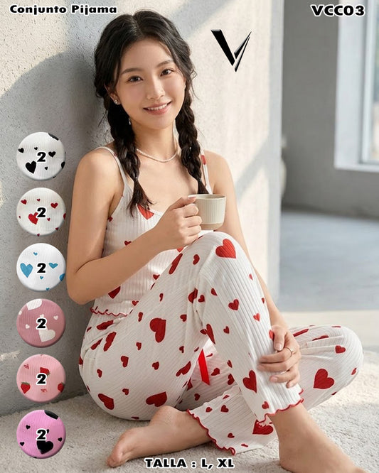 VCC03 - Conjunto pijama estampado