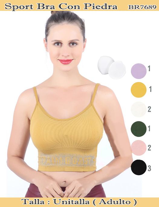 BR7689 - Sport Bra Con Piedra