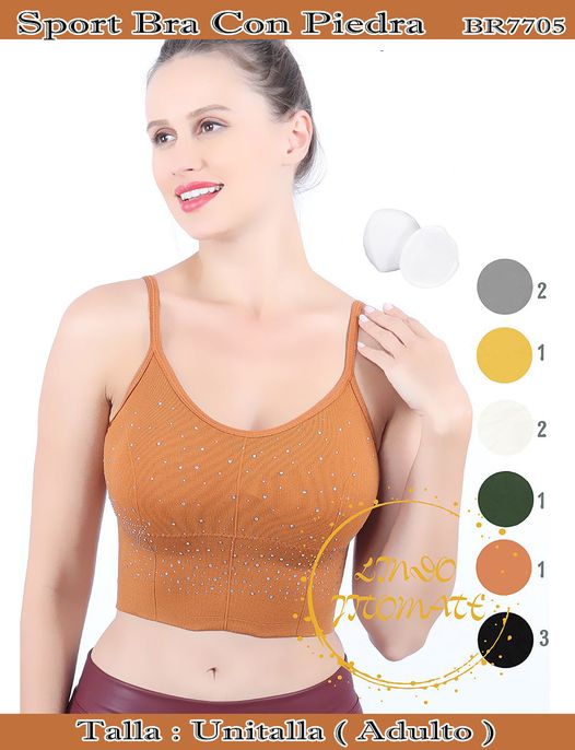 BR7705 - Sport Bra Con Piedra