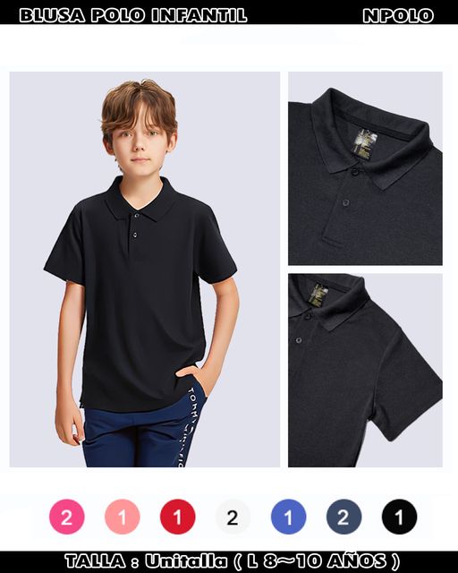 NPOL - Blusa polo infantil