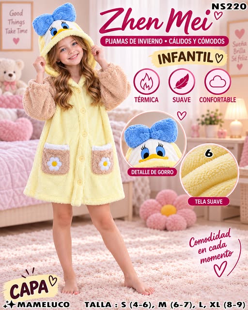 NS220 - Capa Infantil Térmica con Gorro