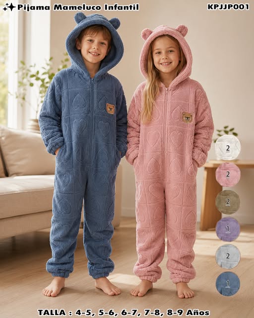 KPJJP001 - Pijama Mameluco Infantil