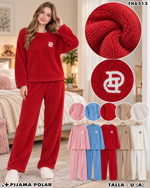 FK6313 - Pijama Polar Afelpada