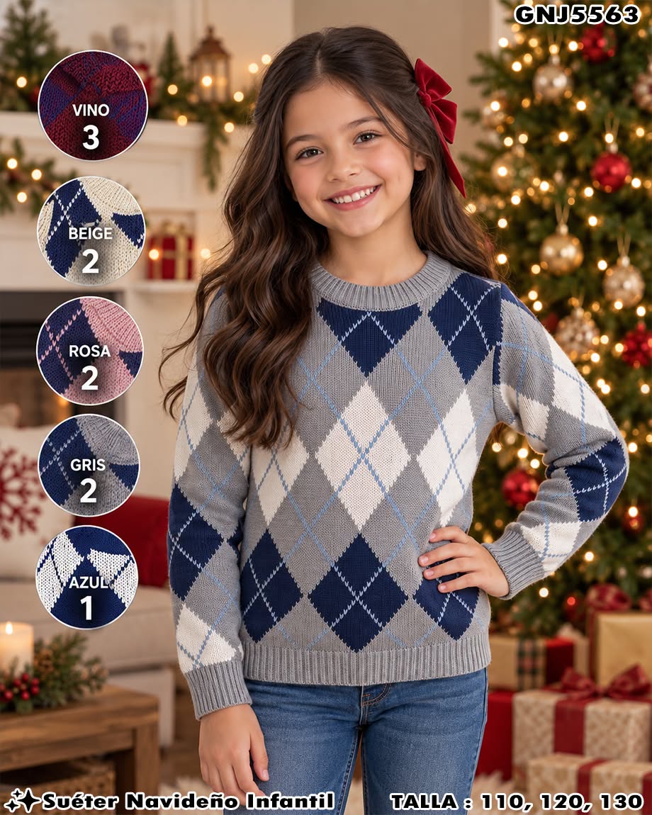 GNJ5563 - Suéter Navideño Infantil