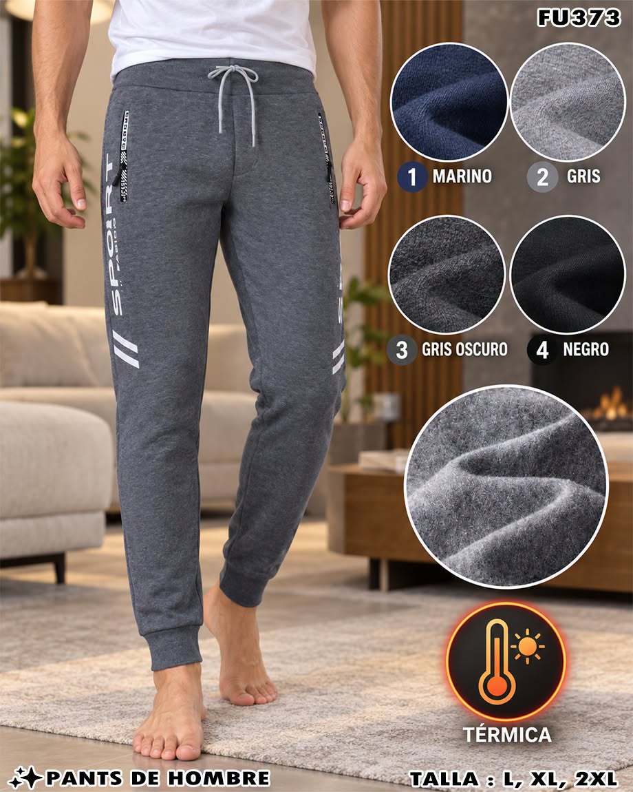FU373 - Pants Térmico Deportivo para Hombre