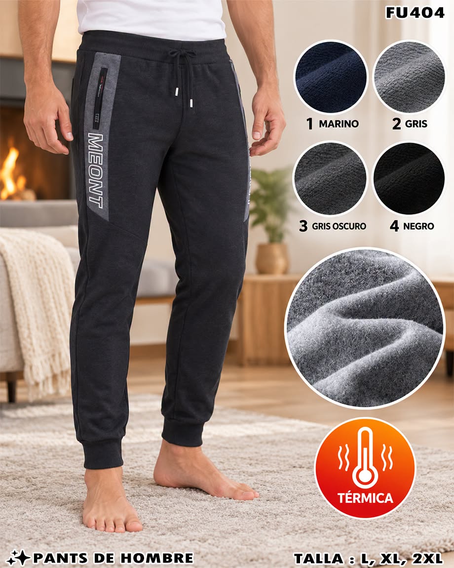 FU404 - Pants Térmico Deportivo para Hombre